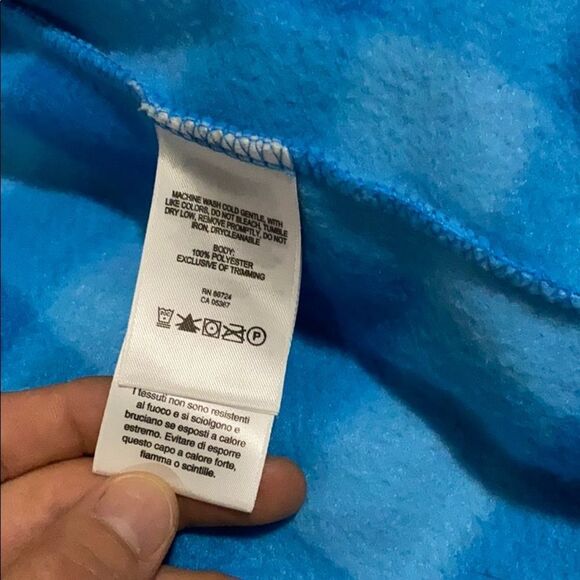 Columbia Fleece Jacket size M EUC blue checkered - Picture 6 of 7